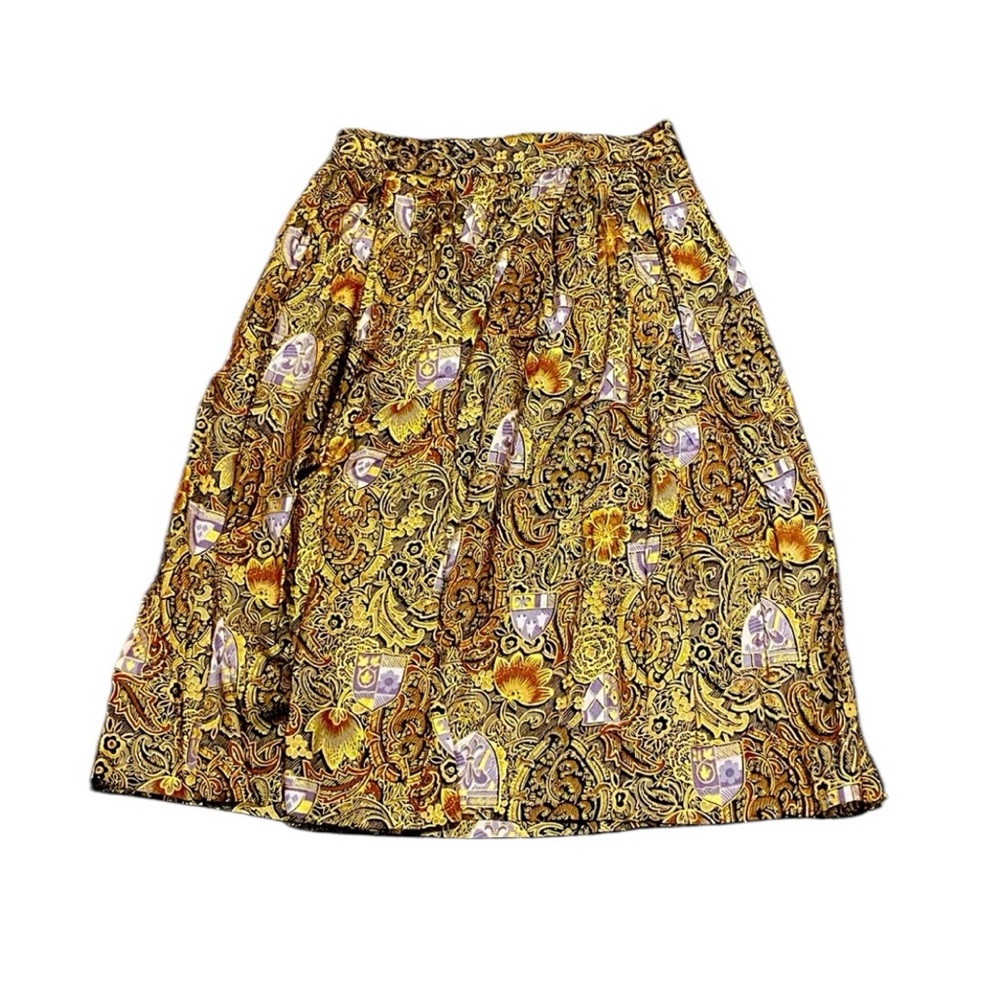 Paisley vintage 80s skirt